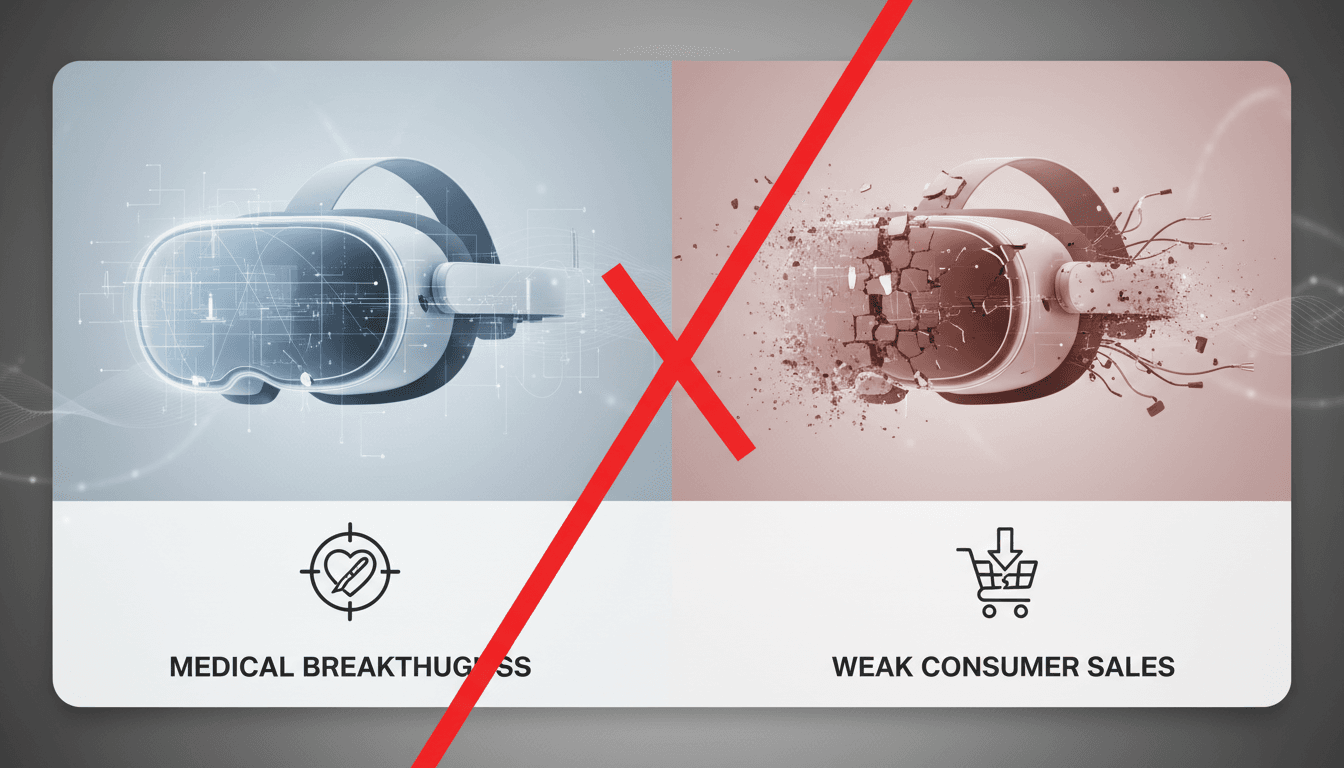 Apple halts Vision Pro headset development after weak sales despite medical breakthroughs