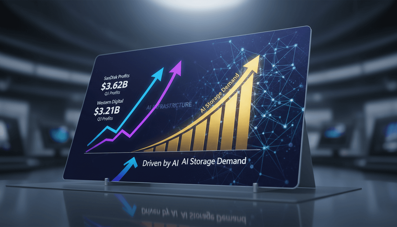 SanDisk and Western Digital report record profits driven by AI storage demand