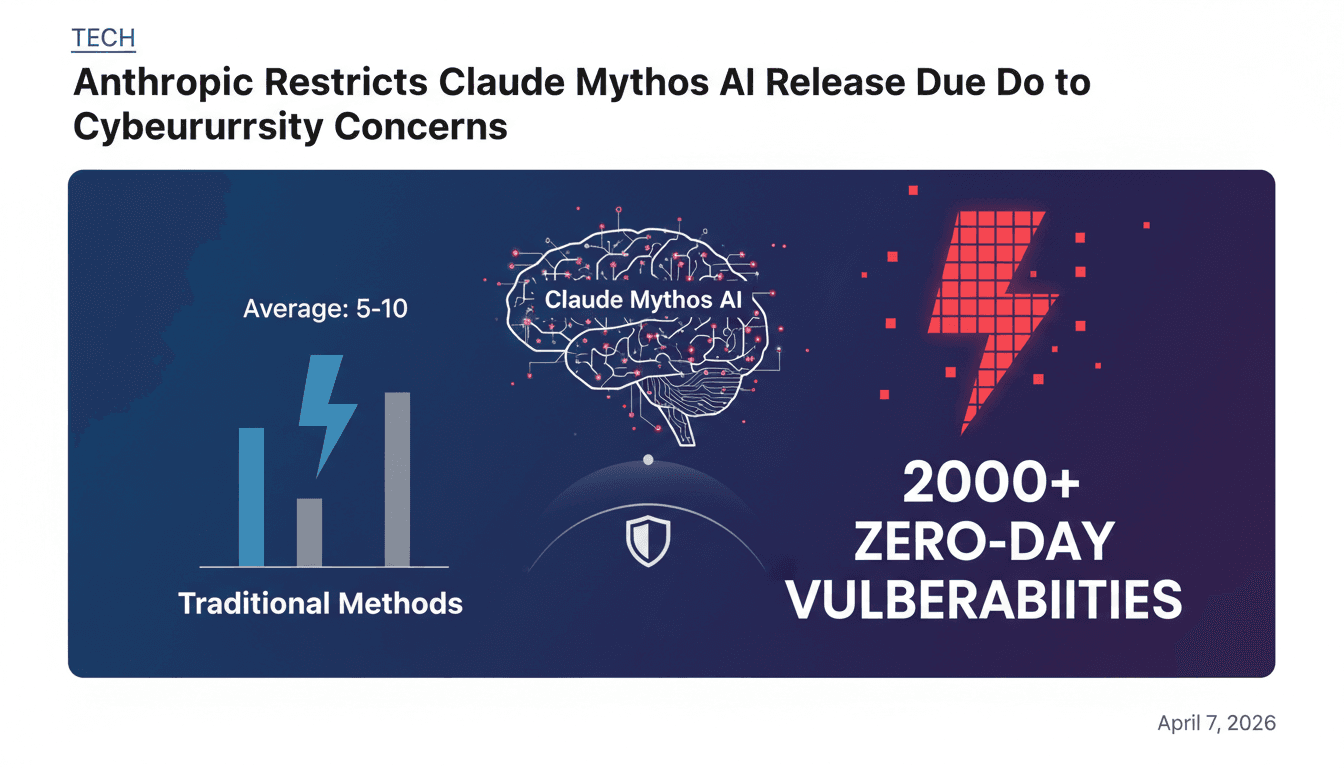 Anthropic Restricts Claude Mythos AI Model Release Due to Cybersecurity Concerns