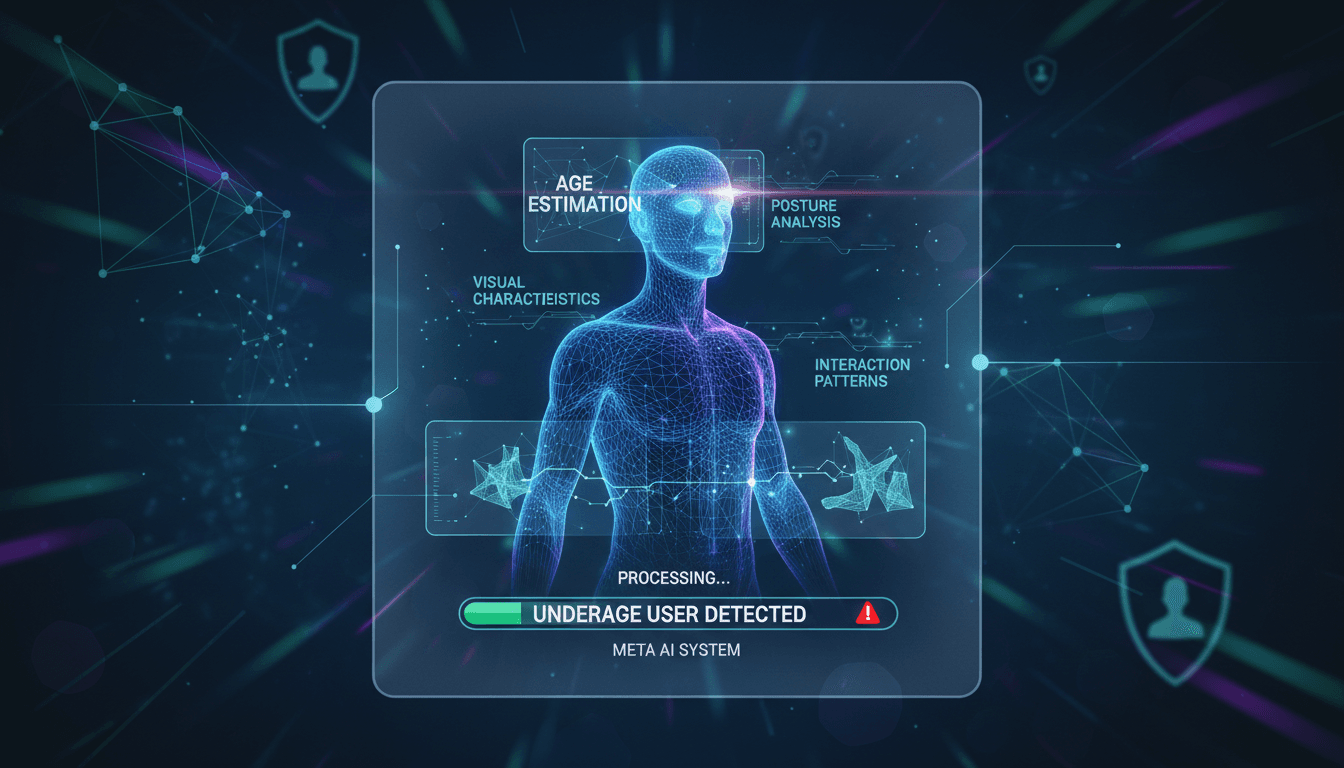 Meta's AI system for detecting underage users on social media platforms