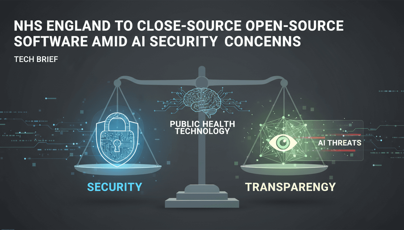 NHS England logo with a backdrop of digital security imagery