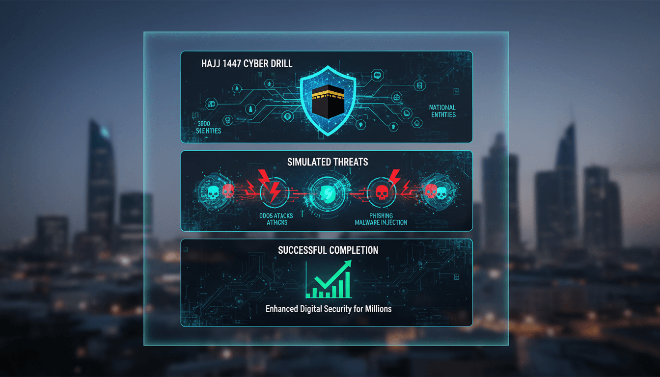 Cybersecurity exercise for Hajj 1447 successfully completed in Jeddah