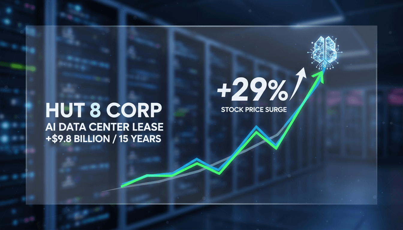 Hut 8 Corp AI data center lease announcement