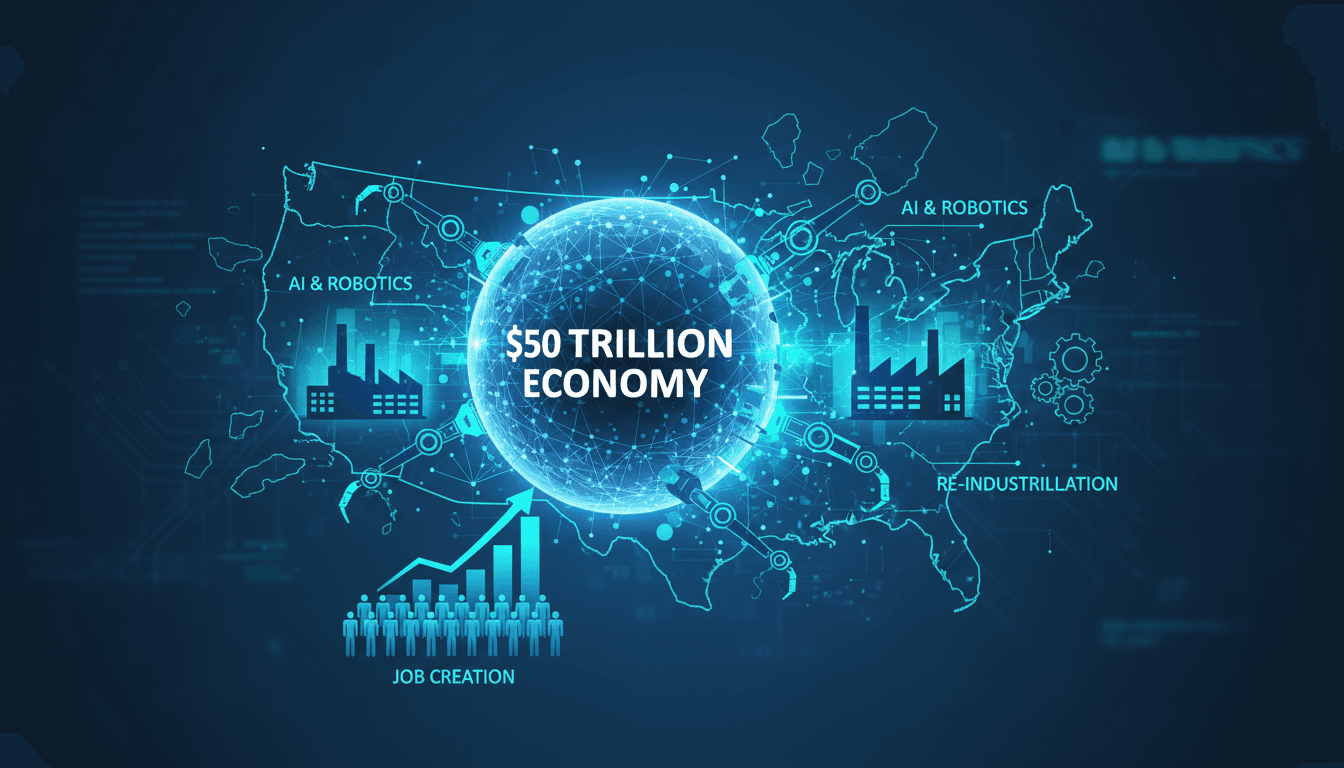 Nvidia CEO Jensen Huang discussing AI's economic impact