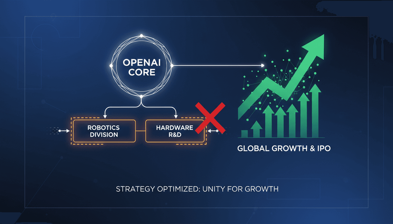 OpenAI Rejects Spin-Out of Robotics and Hardware Divisions Ahead of IPO