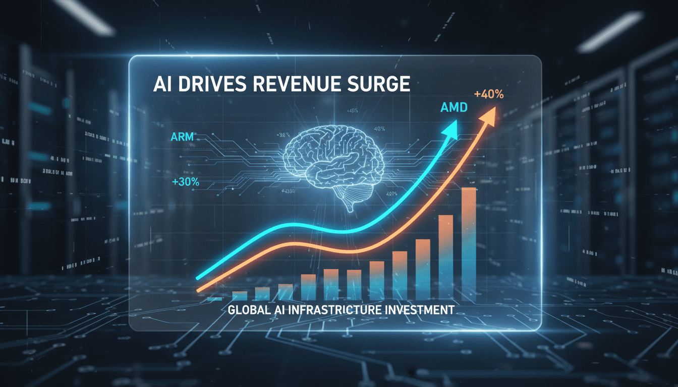 Arm and AMD report significant revenue growth driven by AI demand