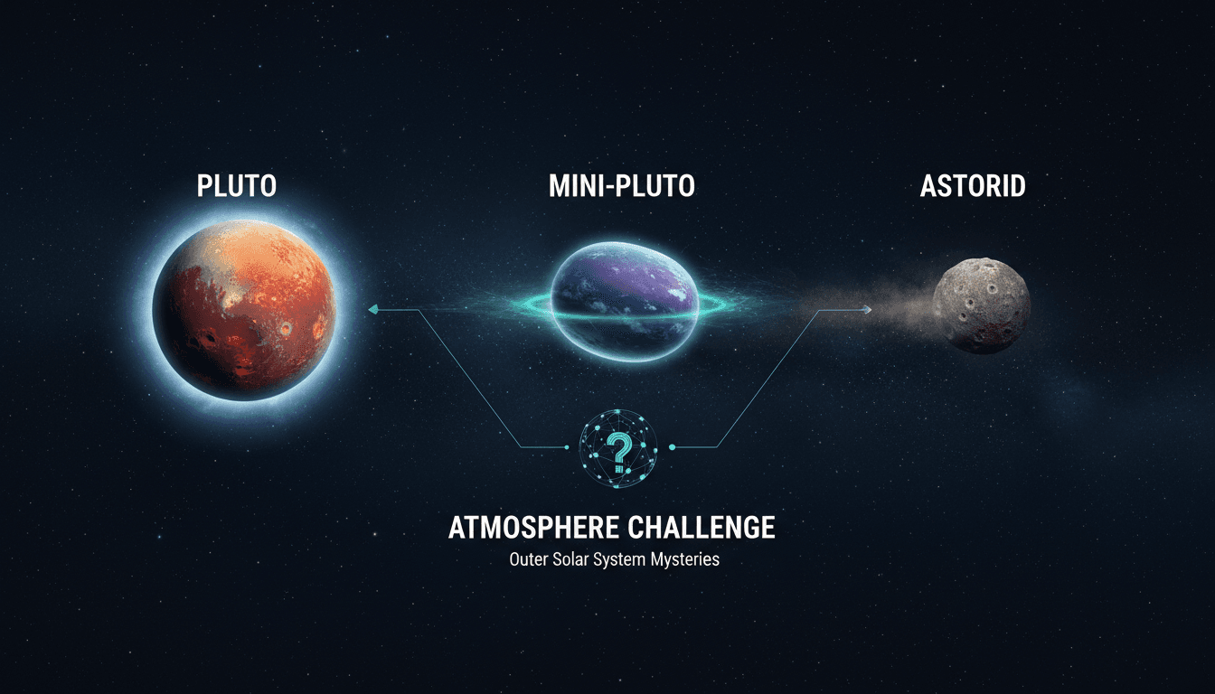 Discovery of Mini-Pluto with Atmosphere Challenges Existing Theories