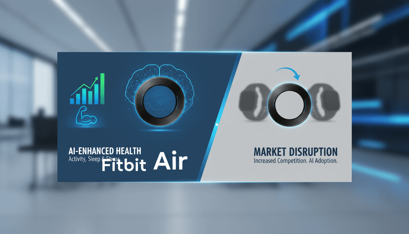Google launches Fitbit Air fitness tracker with AI integration