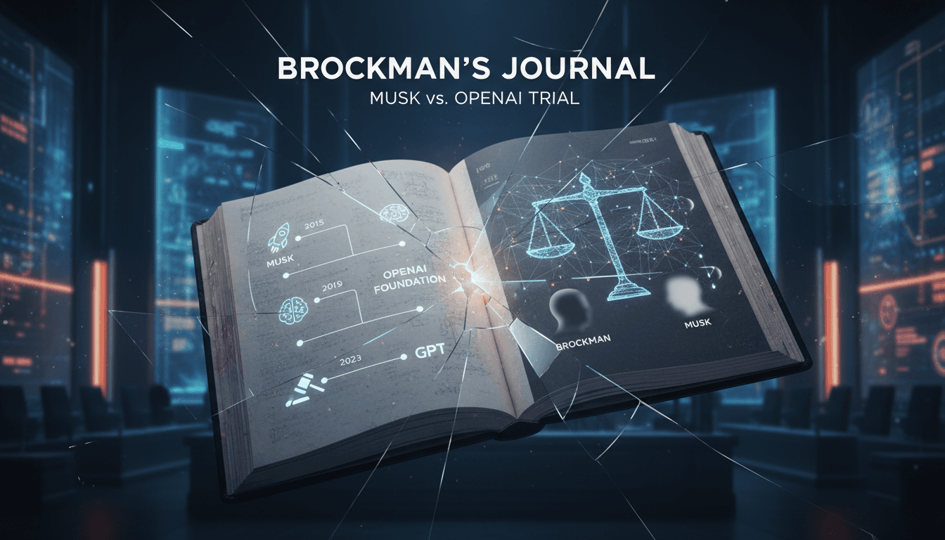 Greg Brockman's journal becomes key evidence in Musk vs. OpenAI trial