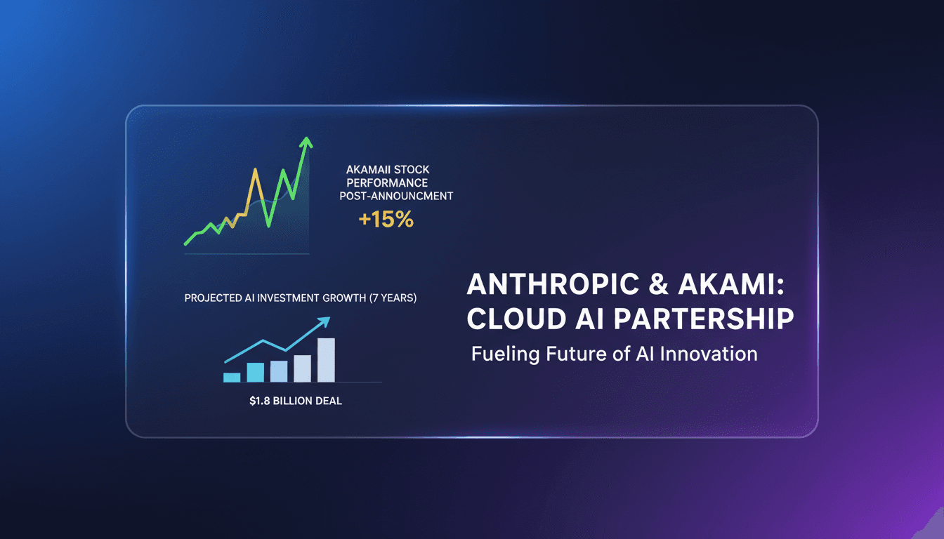 Anthropic secures $1.8 billion cloud computing deal with Akamai Technologies