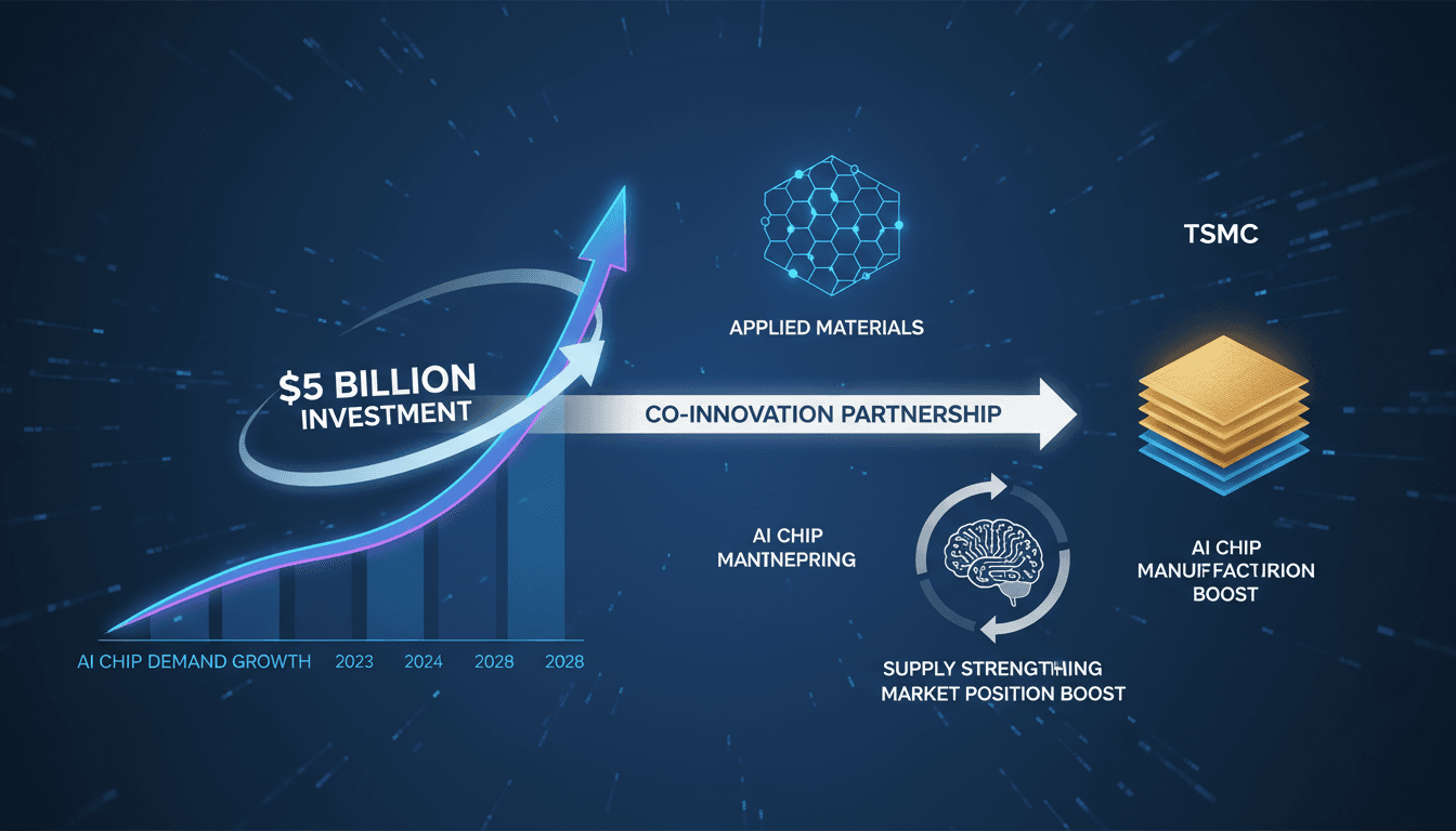 Applied Materials and TSMC partnership for AI chip manufacturing