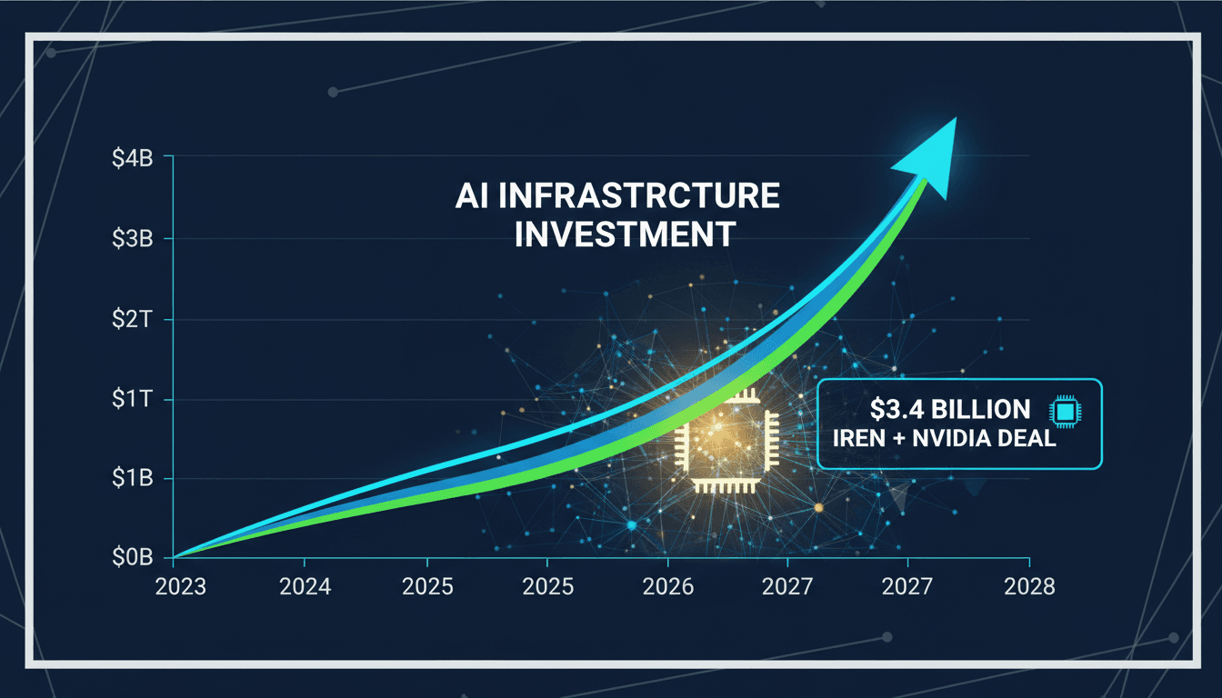 IREN and Nvidia partnership announcement for AI infrastructure
