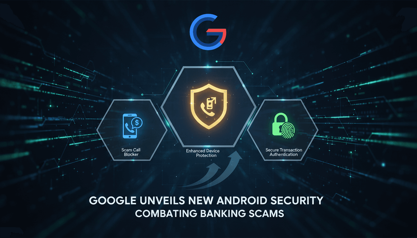 Google Android security features against banking scams