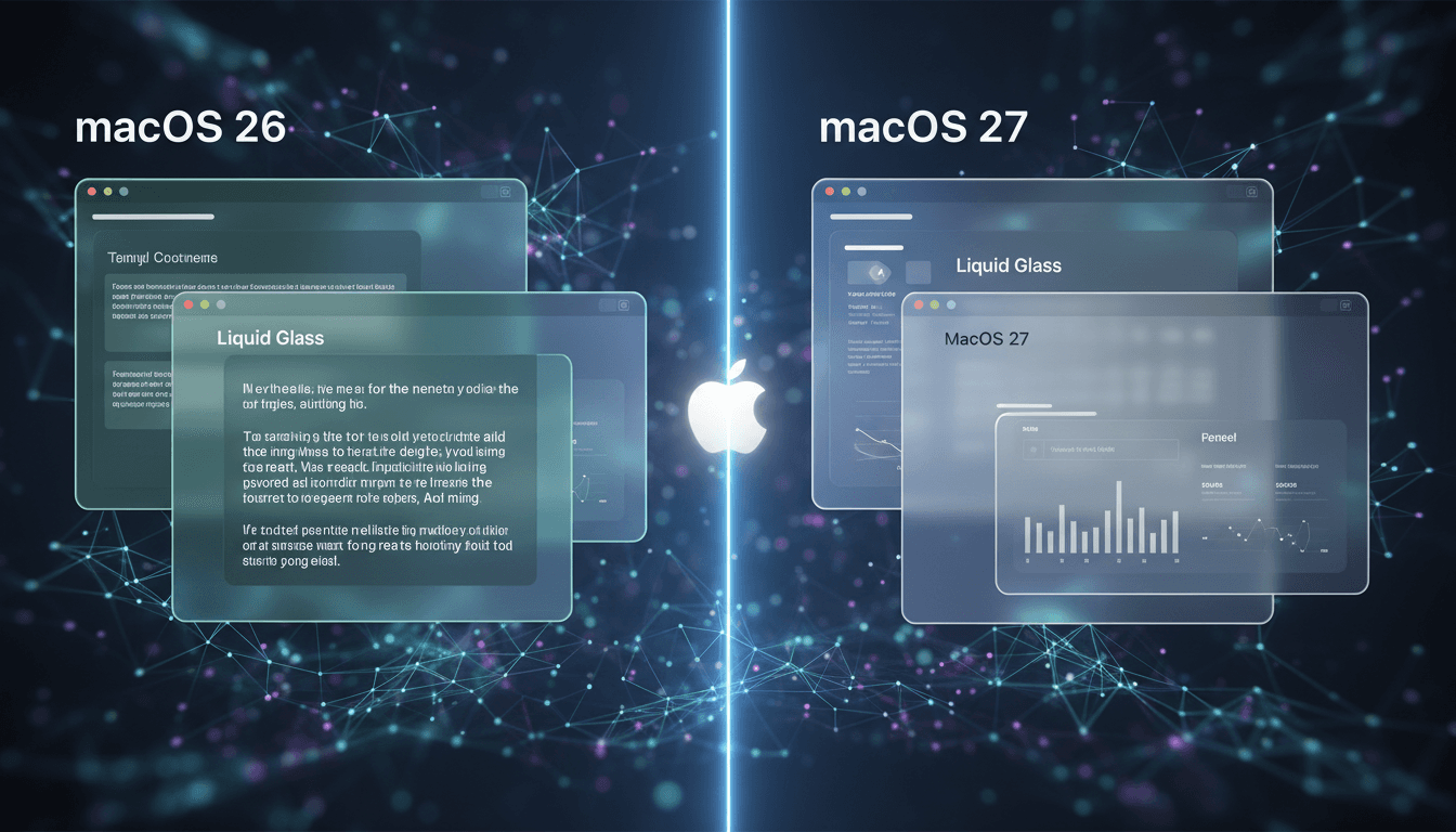 Apple announces major design overhaul for Liquid Glass in macOS 27