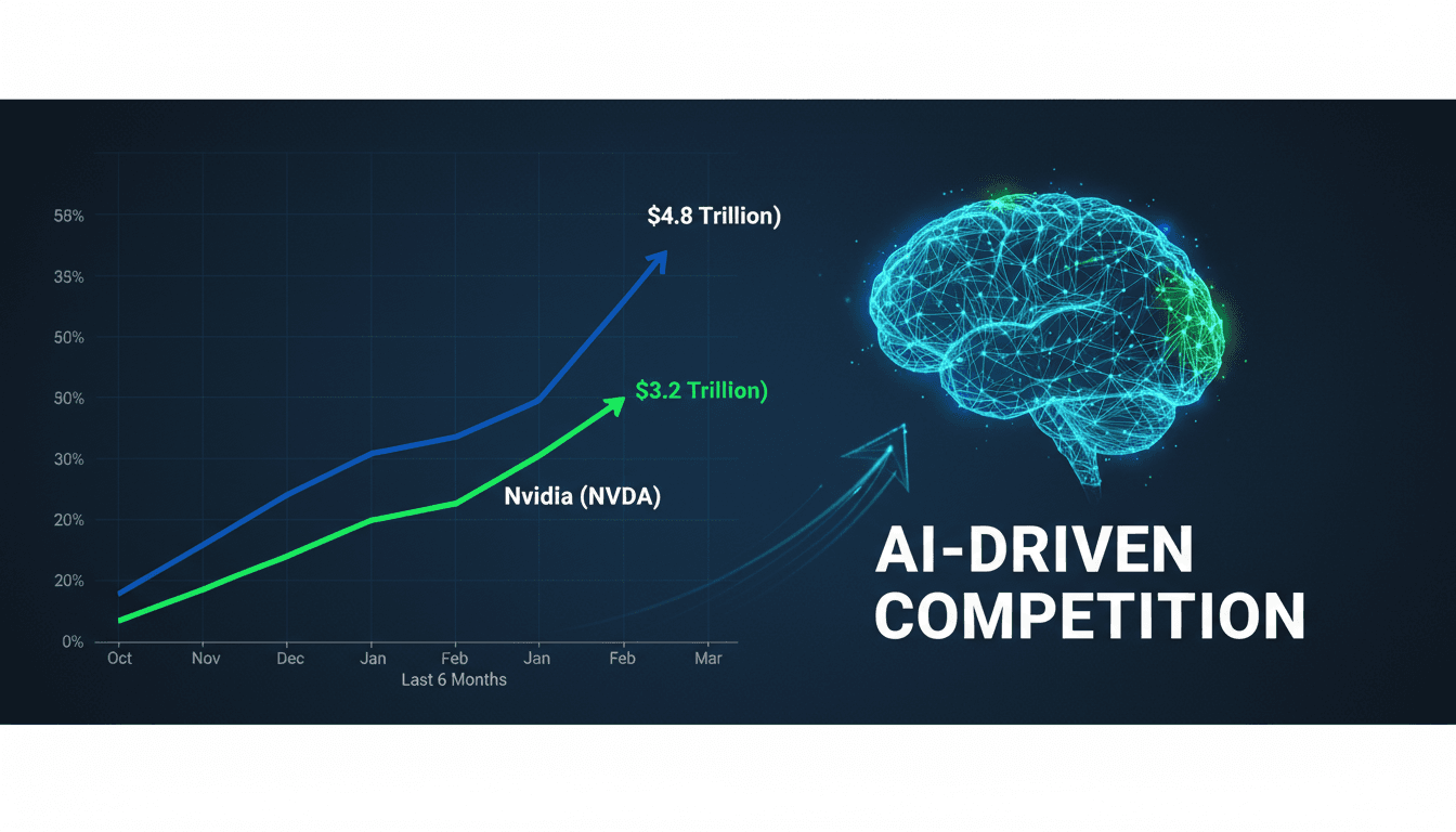 Alphabet's Market Capitalization Reaches $4.8 Trillion in AI-Driven Competition with Nvidia