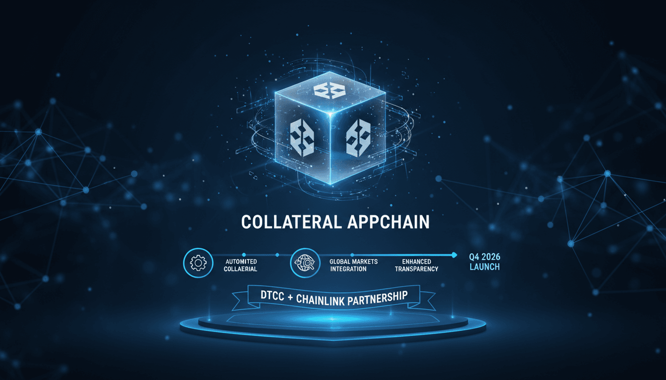 DTCC and Chainlink collaboration for blockchain collateral management
