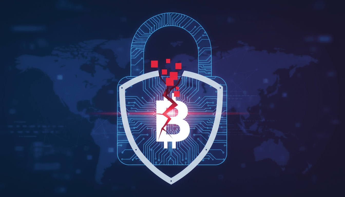 Illustration of a security vulnerability in Microsoft's BitLocker encryption tool.