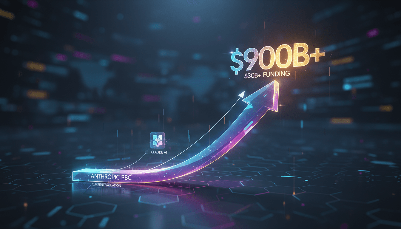 Anthropic PBC seeks $30 billion funding to boost valuation to $900 billion