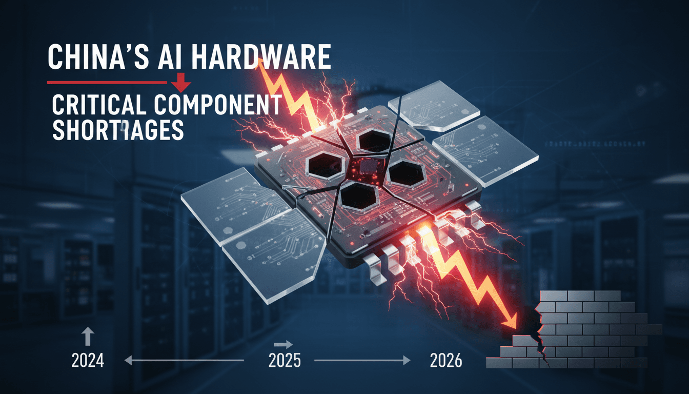 China's AI hardware suppliers face critical component shortages