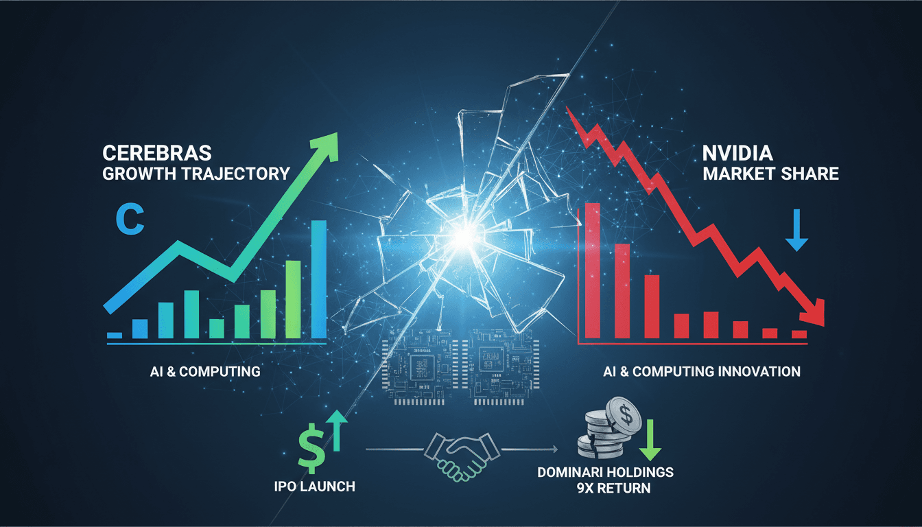 Cerebras IPO launch event highlighting its impact on the semiconductor market.