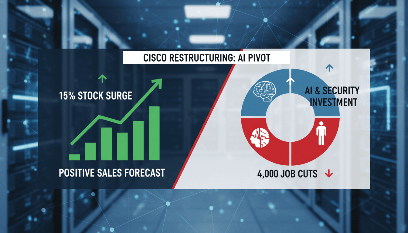 Cisco announces restructuring plan to cut 4000 jobs and invest in AI