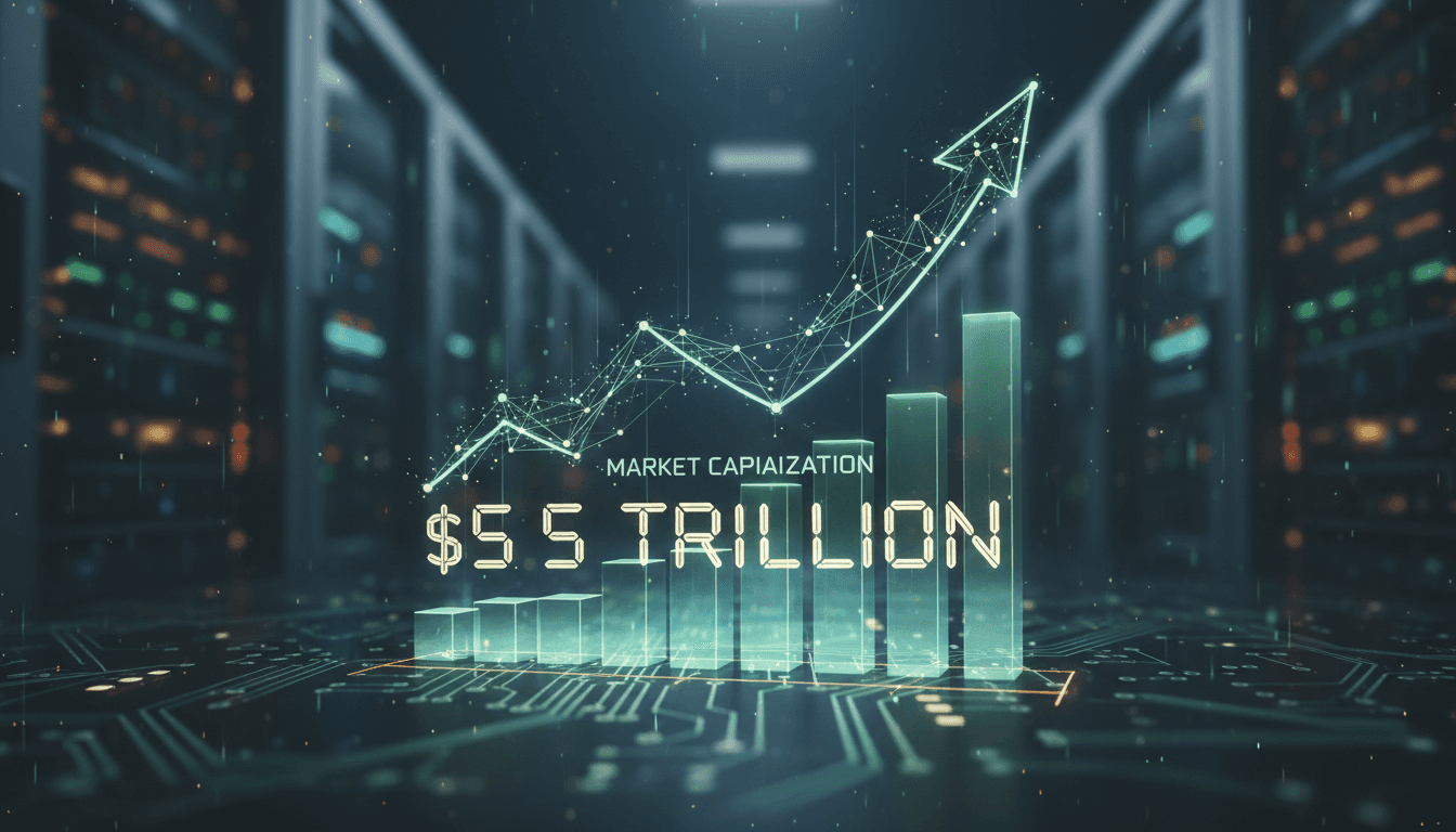Nvidia becomes first company to reach $5.5 trillion market capitalization
