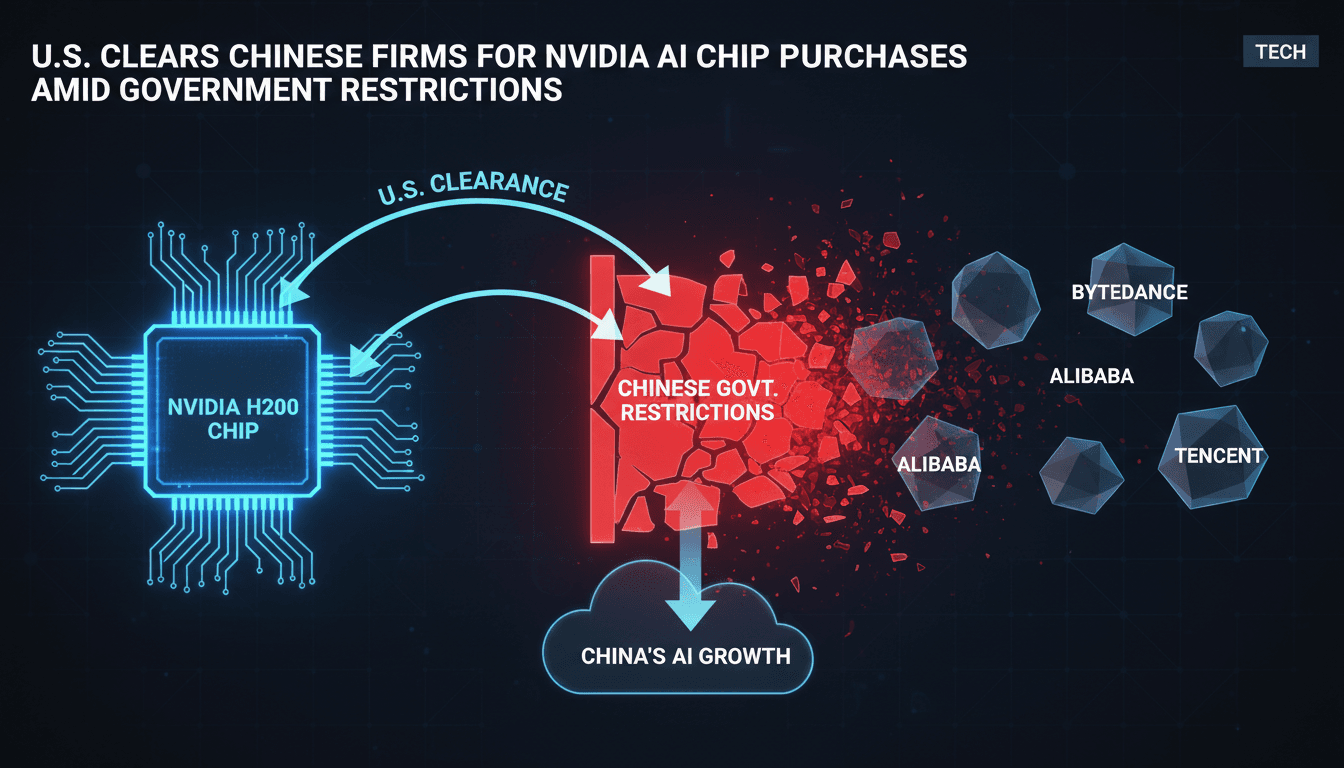 Nvidia AI chips and U.S.-China trade relations visual analysis