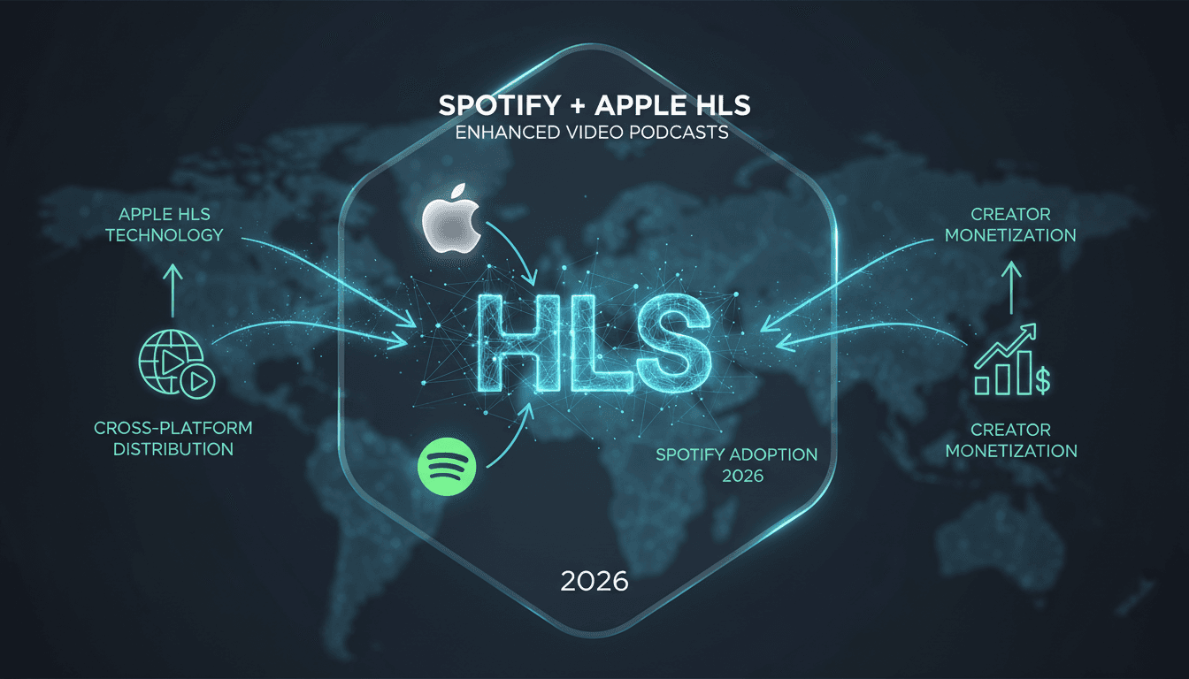 Spotify to Implement Apple's HLS Technology for Video Podcasts in 2026