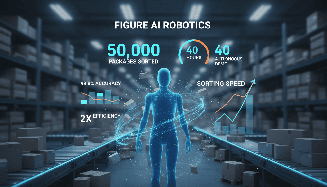 Figure AI's humanoid robots demonstrate autonomous package sorting capabilities
