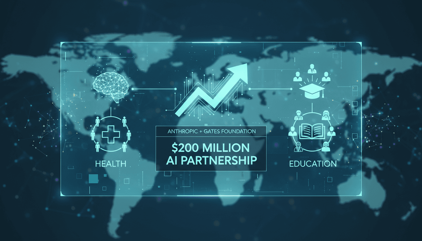 Anthropic and Gates Foundation Launch $200 Million AI Partnership