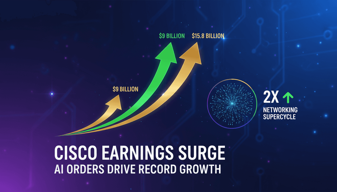 Cisco Reports Record Earnings Driven by Surge in AI Orders