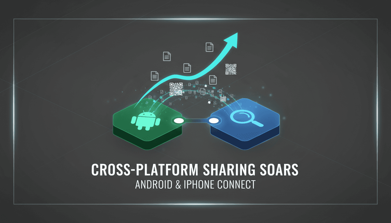 Google Quick Share QR code file sharing feature for iPhones