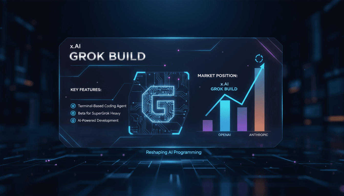 x.AI launches Grok Build to compete in AI programming tools market