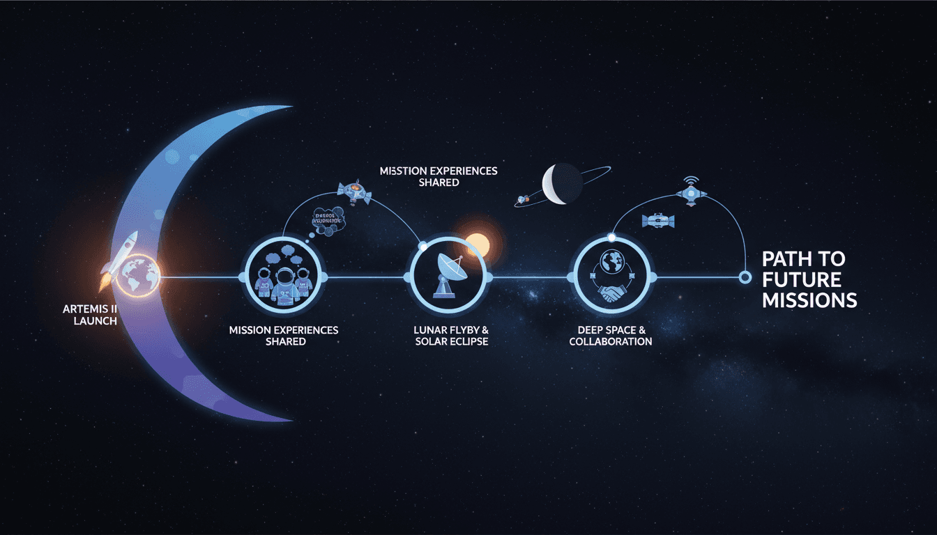 Artemis II astronauts share mission experiences after lunar flyby
