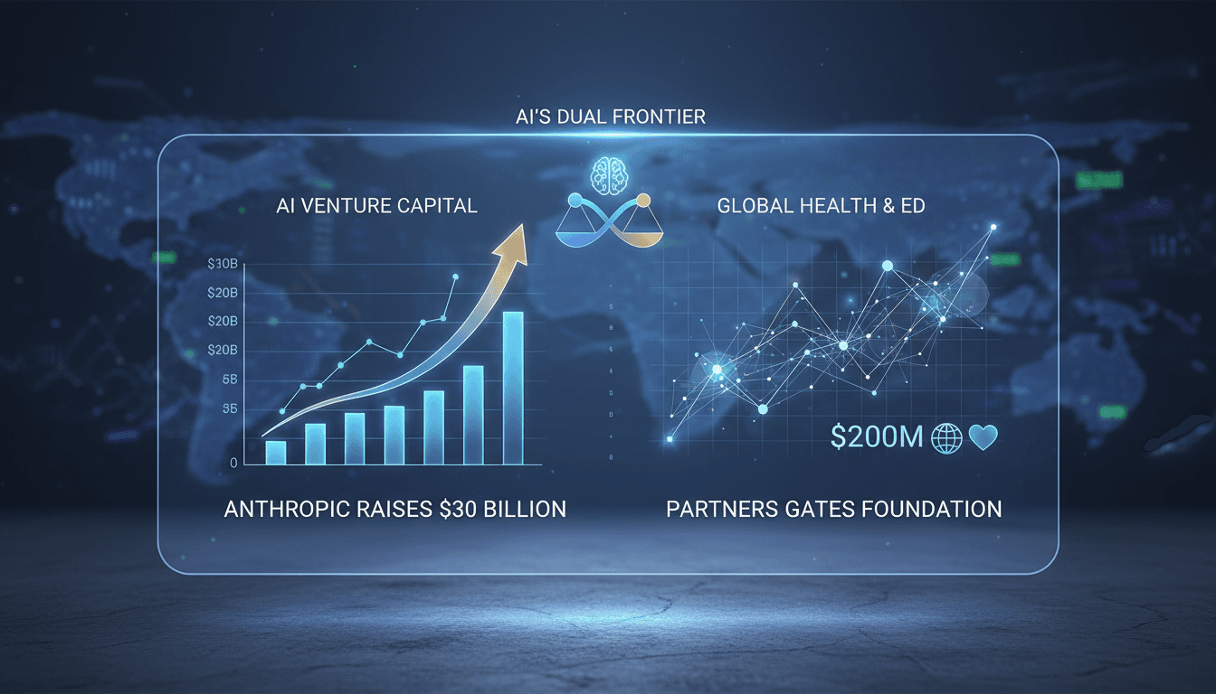Anthropic raises $30 billion and partners with Gates Foundation for global health initiatives