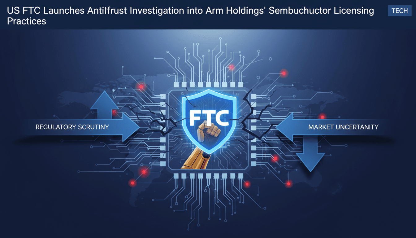 US FTC Launches Antitrust Investigation into Arm Holdings' Semiconductor Licensing Practices