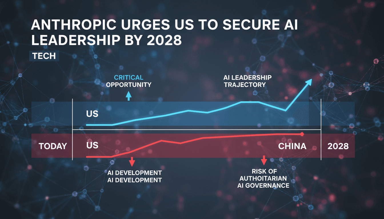 Anthropic Urges US to Secure AI Leadership Over China by 2028
