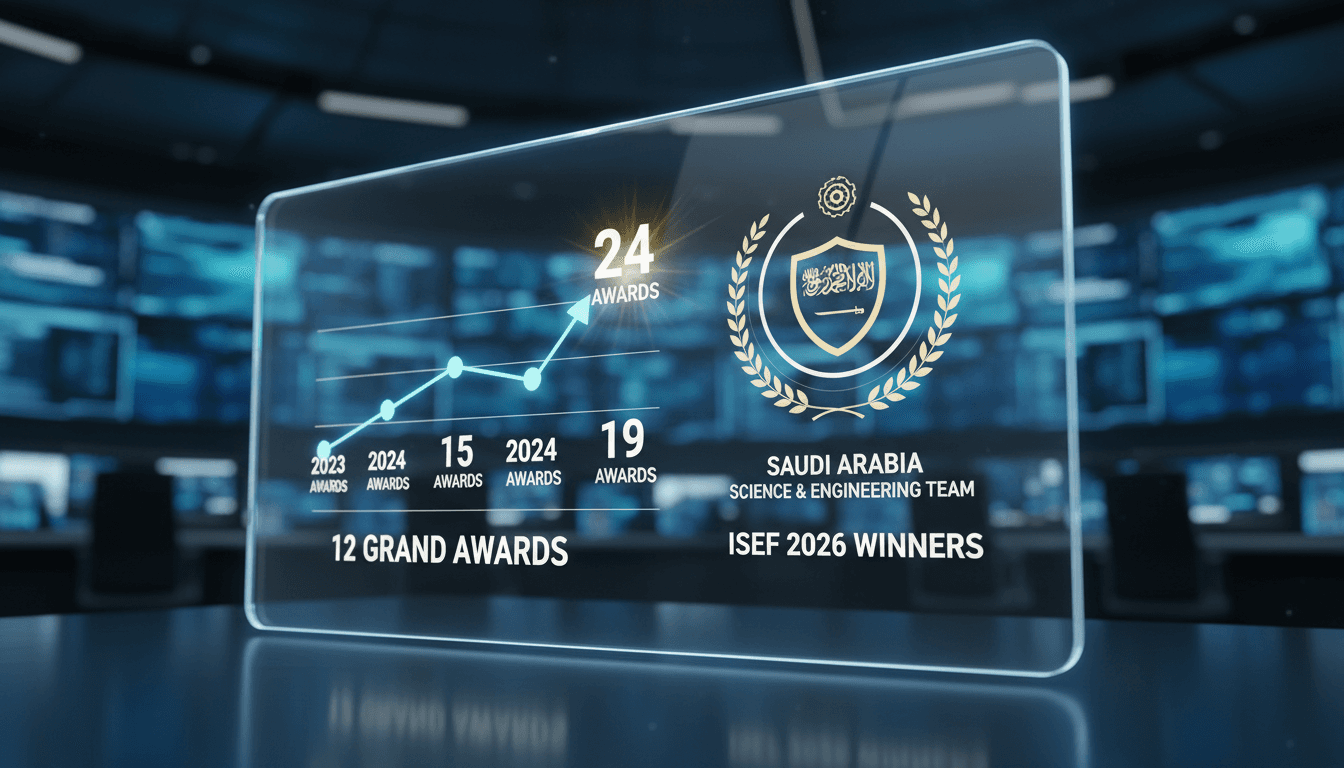 Saudi Arabia's Science and Engineering Team Wins 24 Awards at ISEF 2026