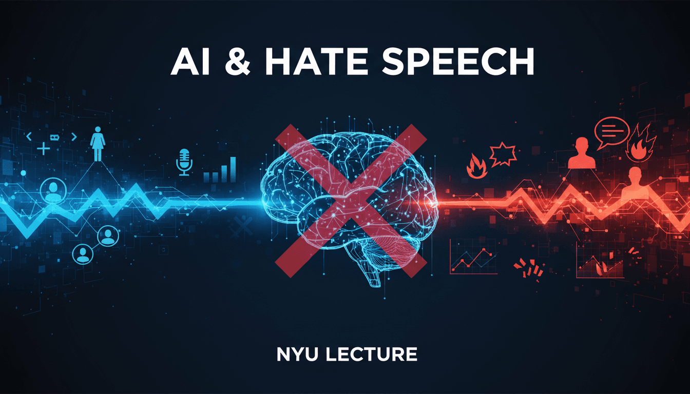 Dr. Al-Issa Addresses AI's Role in Hate Speech at NYU Lecture