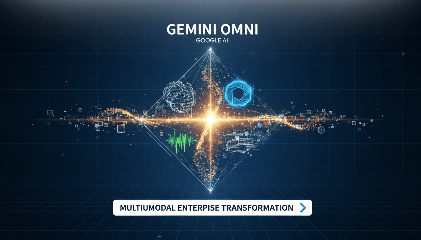 Google launches Gemini Omni, its first multimodal AI model for enterprises
