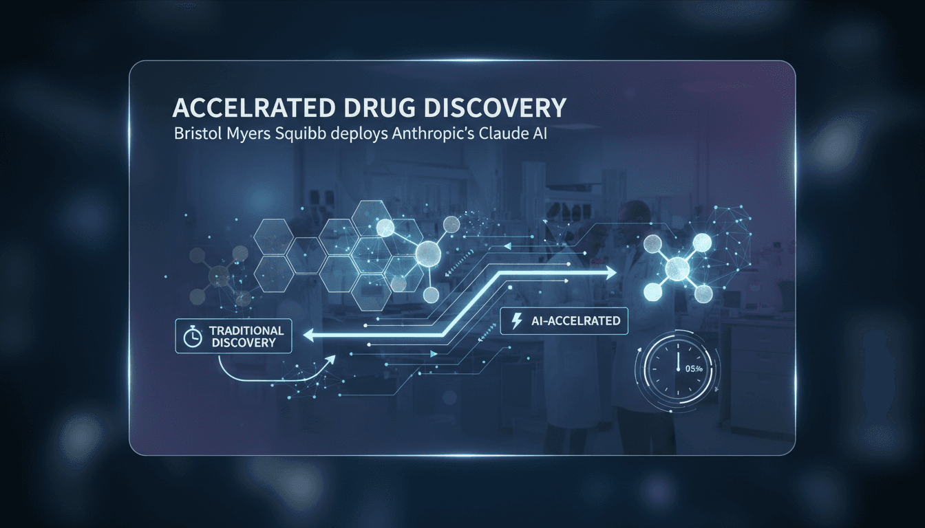 Bristol-Myers Squibb's deployment of Claude AI for drug discovery enhancement