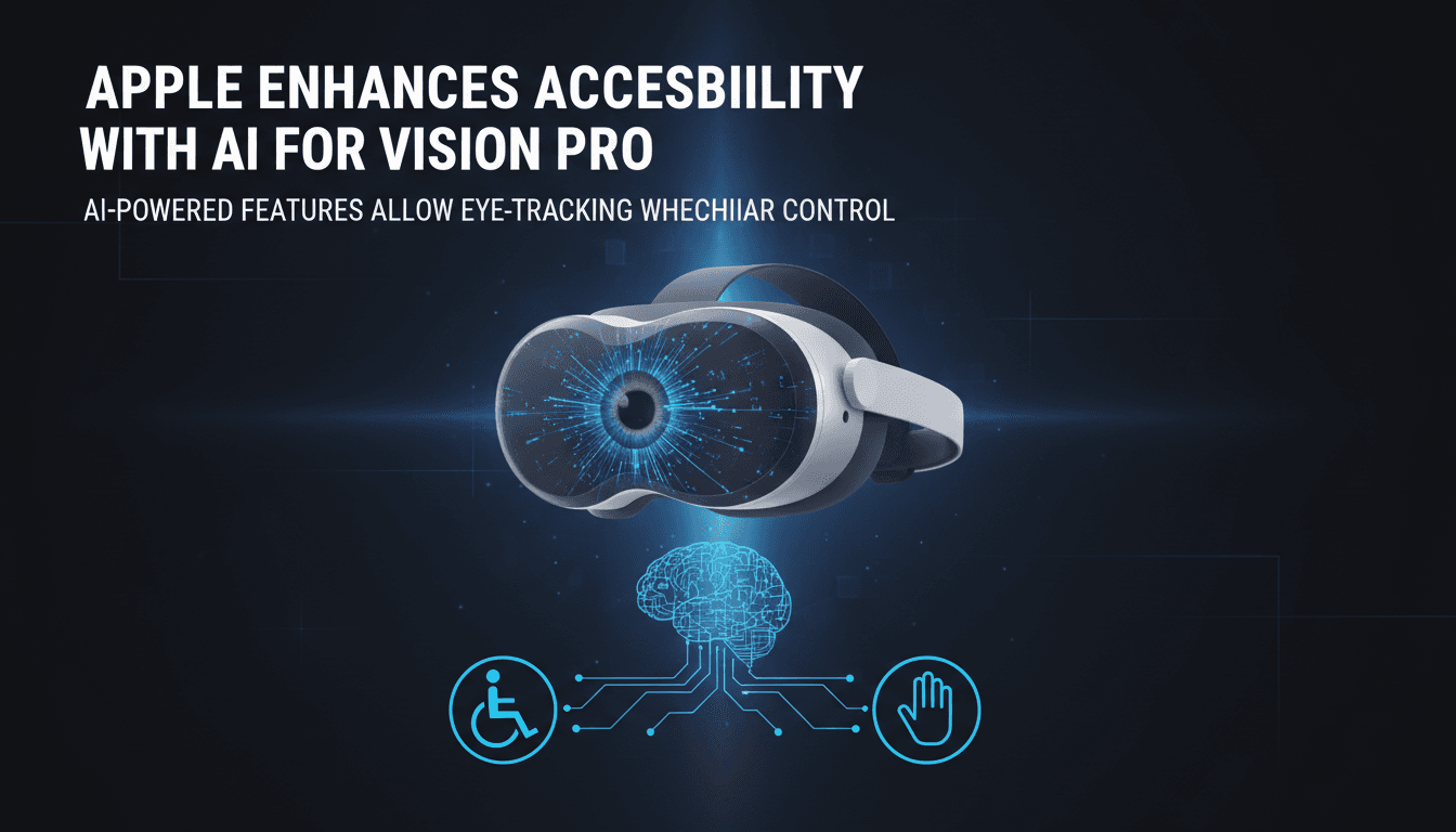 Apple Enhances Accessibility Features with AI for Vision Pro Headset