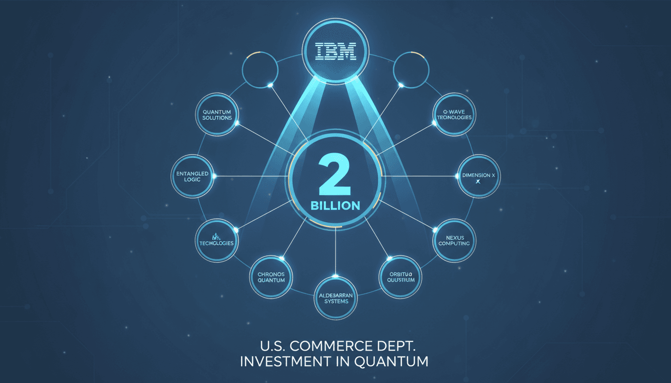 U.S. Commerce Department investment in quantum computing firms