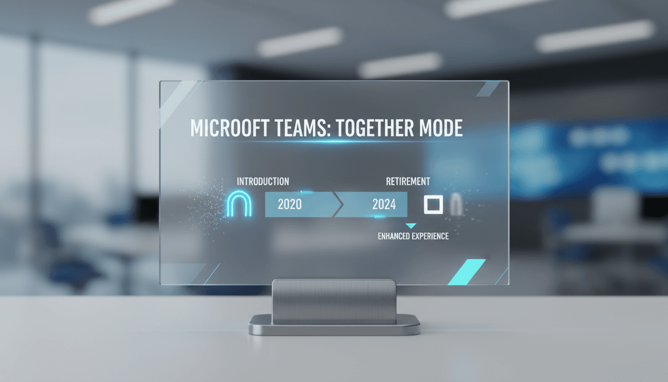Microsoft Retires Together Mode in Teams to Enhance User Experience