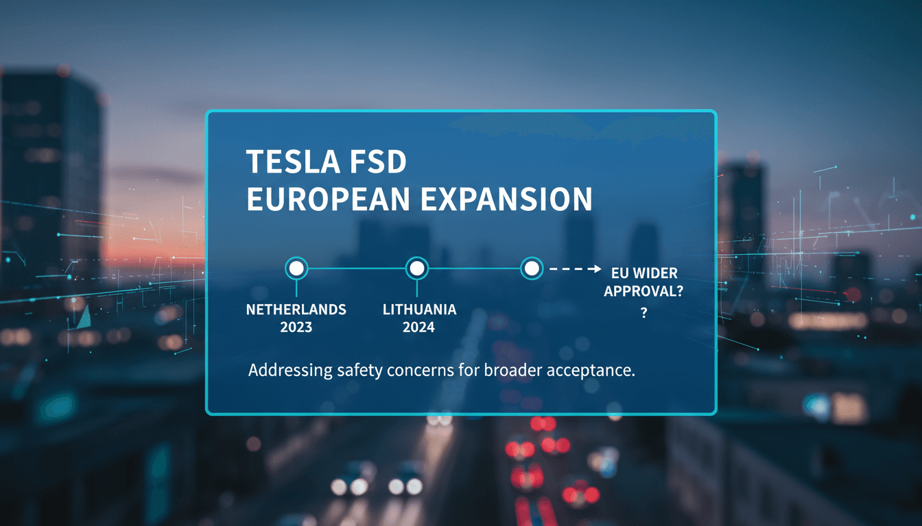Tesla's Full Self-Driving software approval in Lithuania