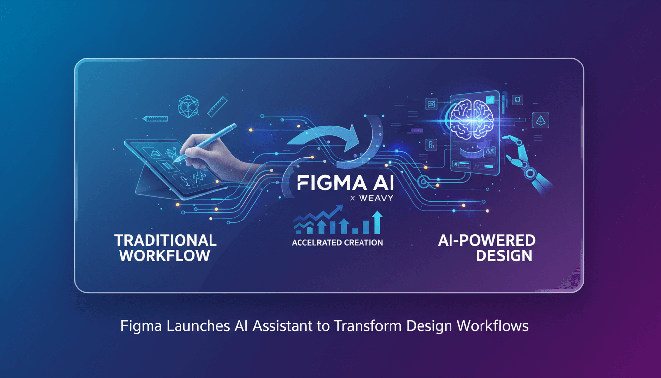 Figma's AI assistant transforming design workflows on a collaborative canvas.