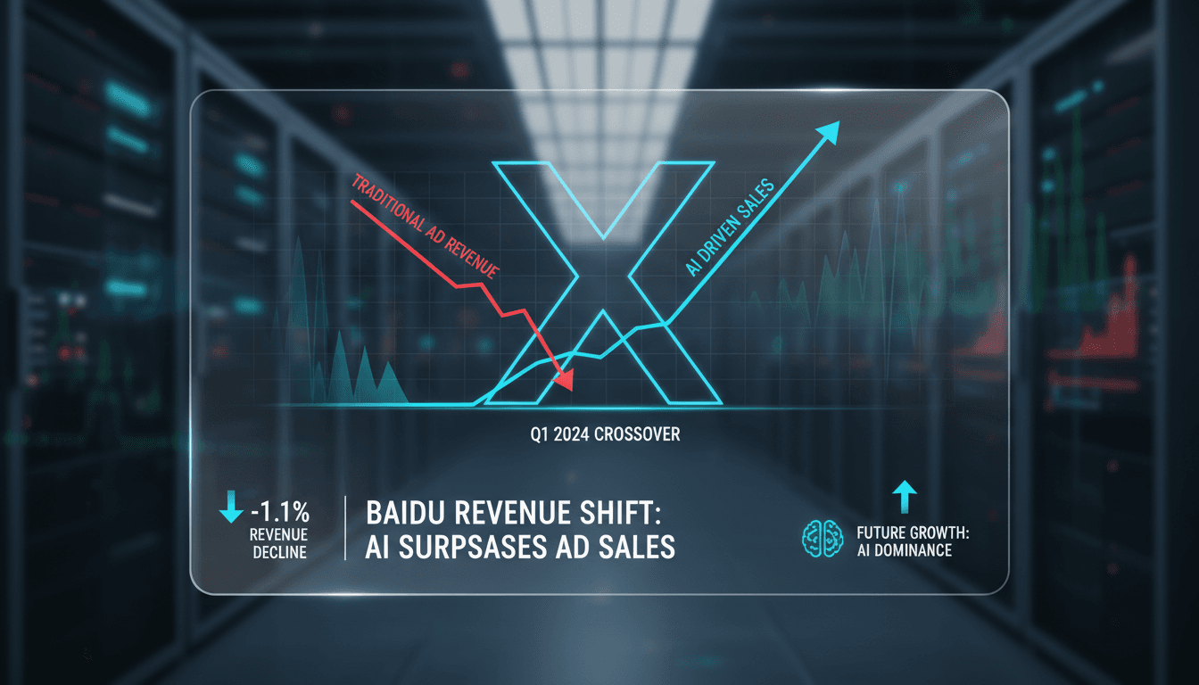 Baidu reports continued revenue decline but AI sales begin to offset losses