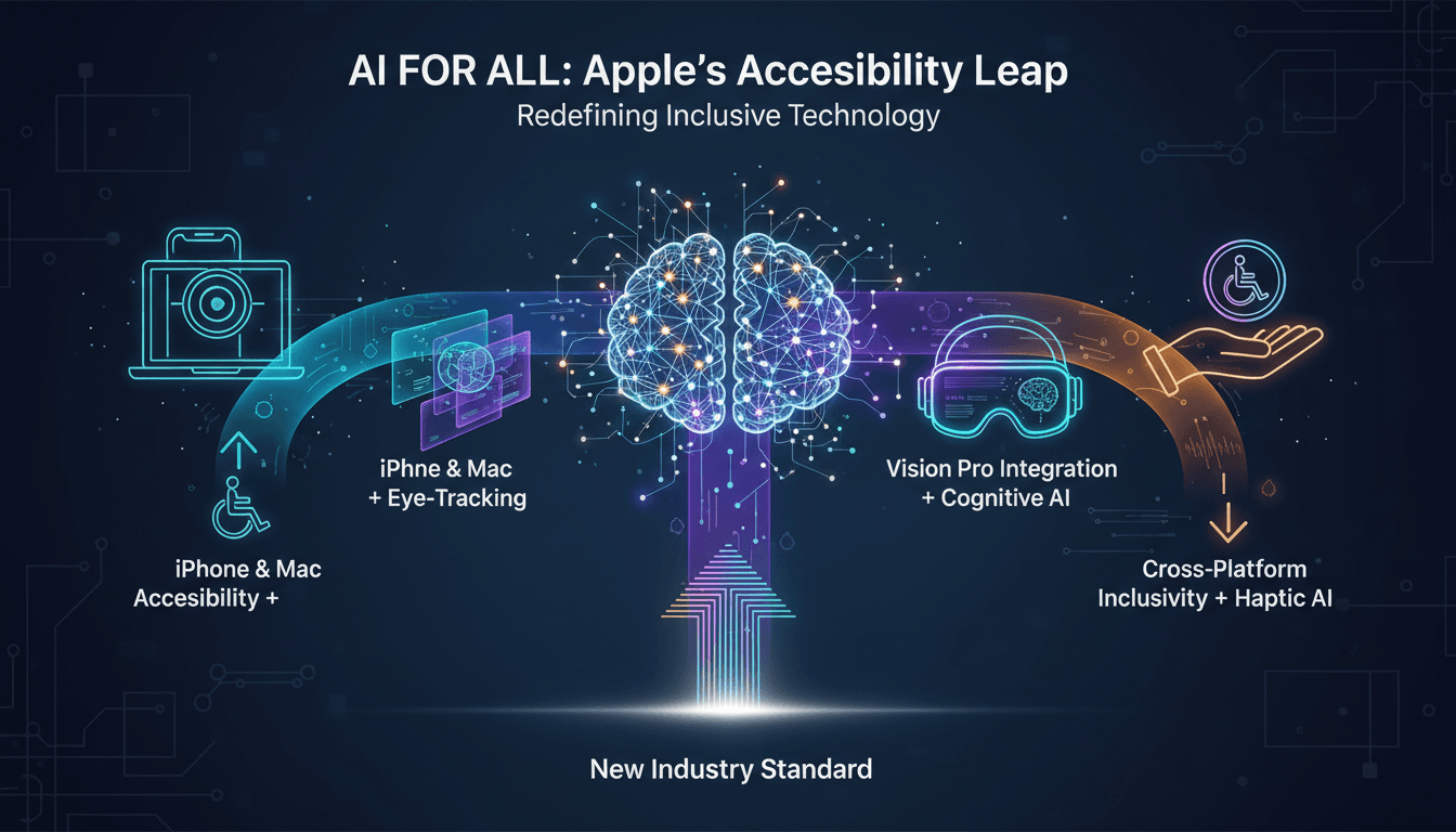 Apple enhances accessibility features with AI integration across platforms