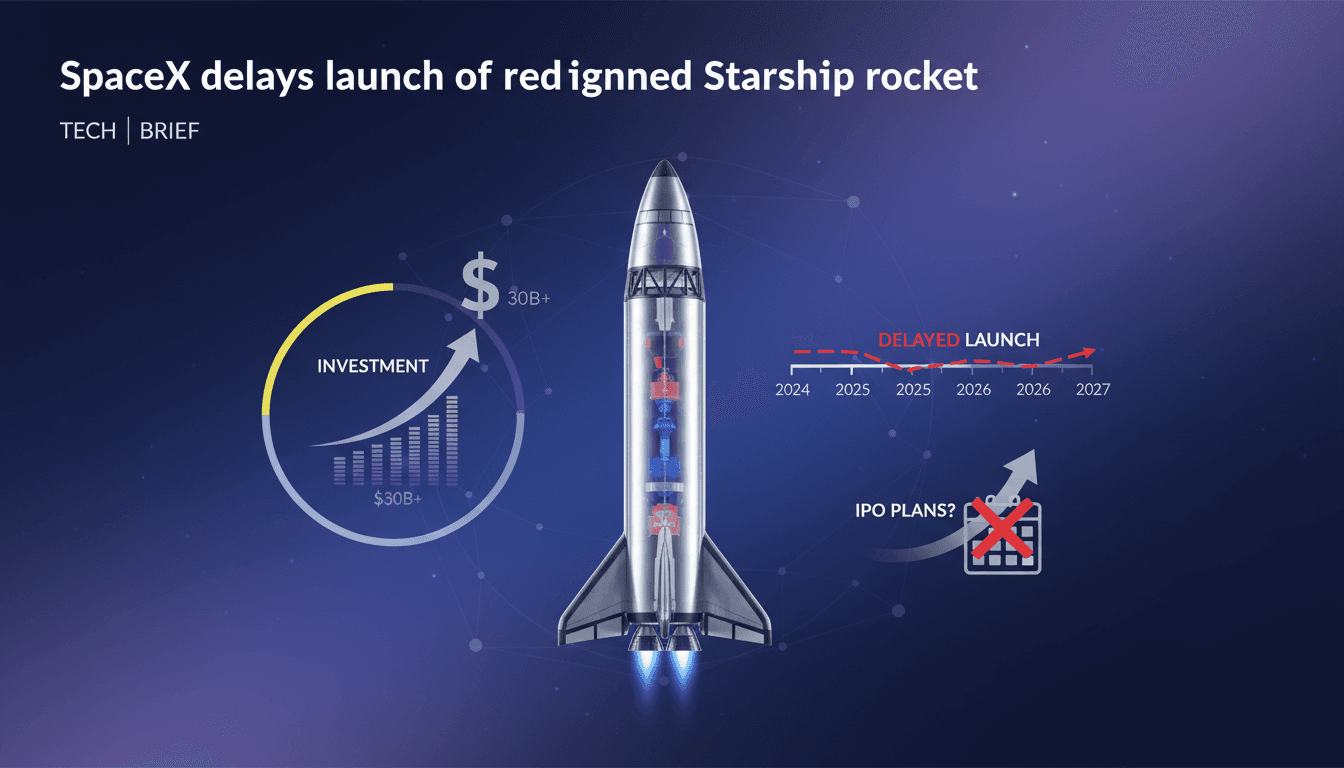SpaceX Starship rocket at launch facility