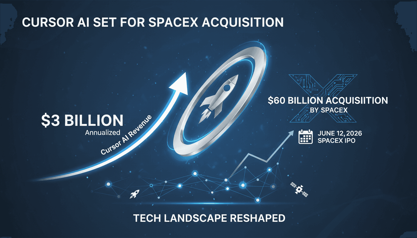 Cursor AI startup revenue growth and SpaceX acquisition overview